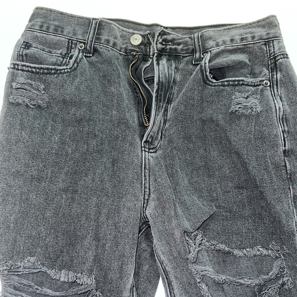 American Eagle Black Ripped Jeans